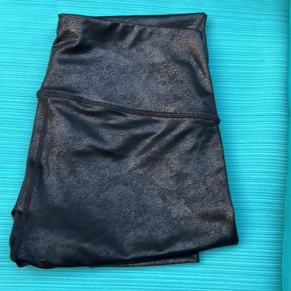 Z by Zella leggings, pebbled faux leather, M